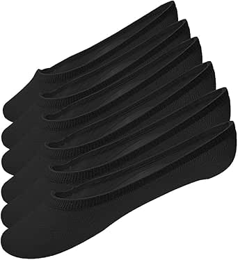 La Dearchuu Women 6 Pairs No Show Socks Low Cut Cotton Liner Socks
