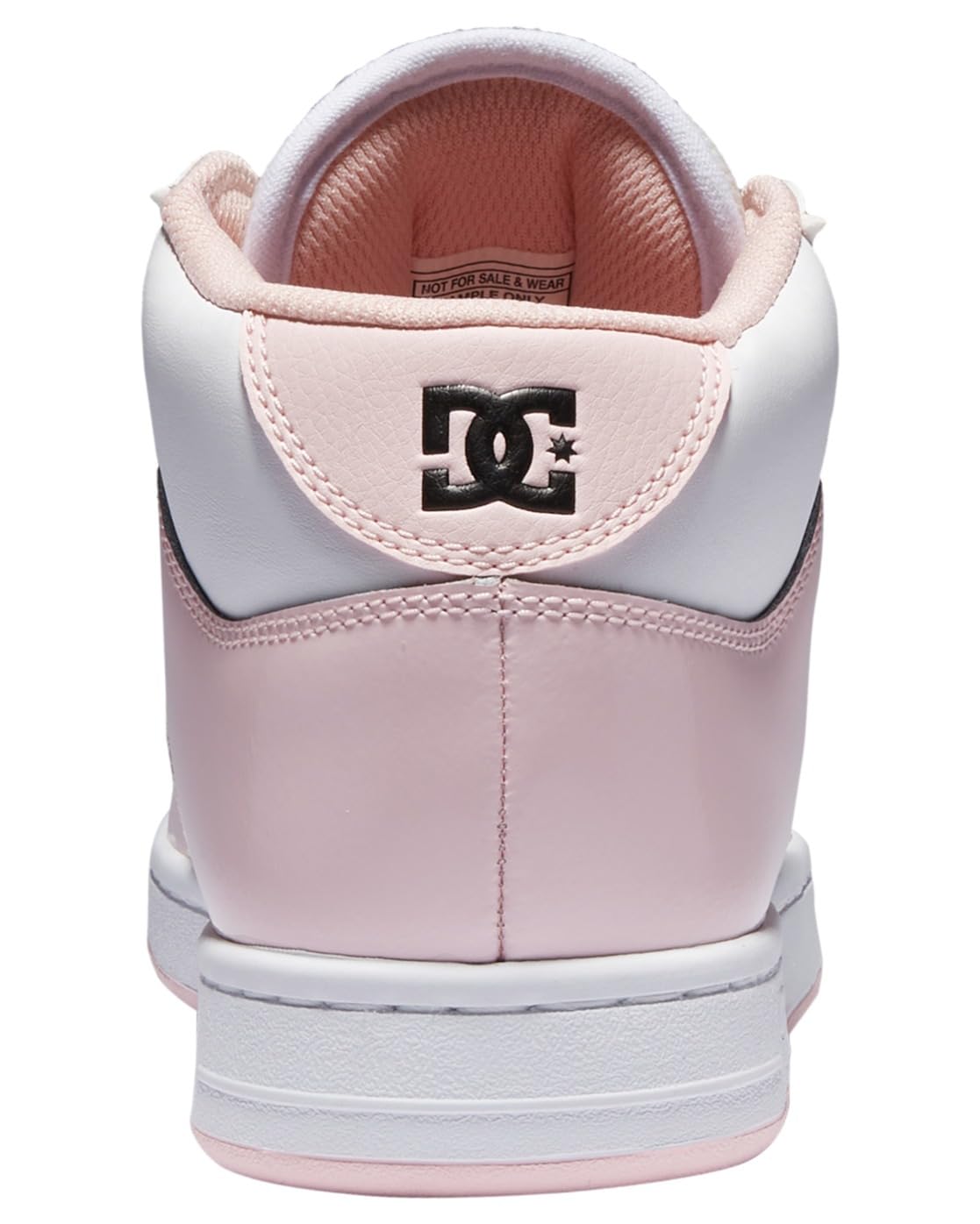 DC Shoes Manteca 4 Mid - Chaussures Mid Top en Cuir - Femme - 36 - Rose.