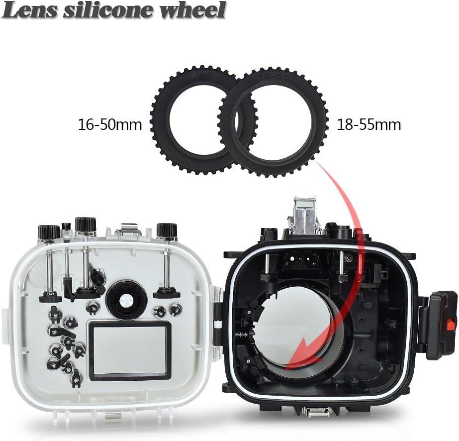 Sea frogs for Fujifilm X-T2 Fujifilm XC 16-50mm F3.5-5.6 OIS II and Fujifilm XF 18-55mm F2.8-4 R LM OIS 40M/130FT Underwater Camera housing