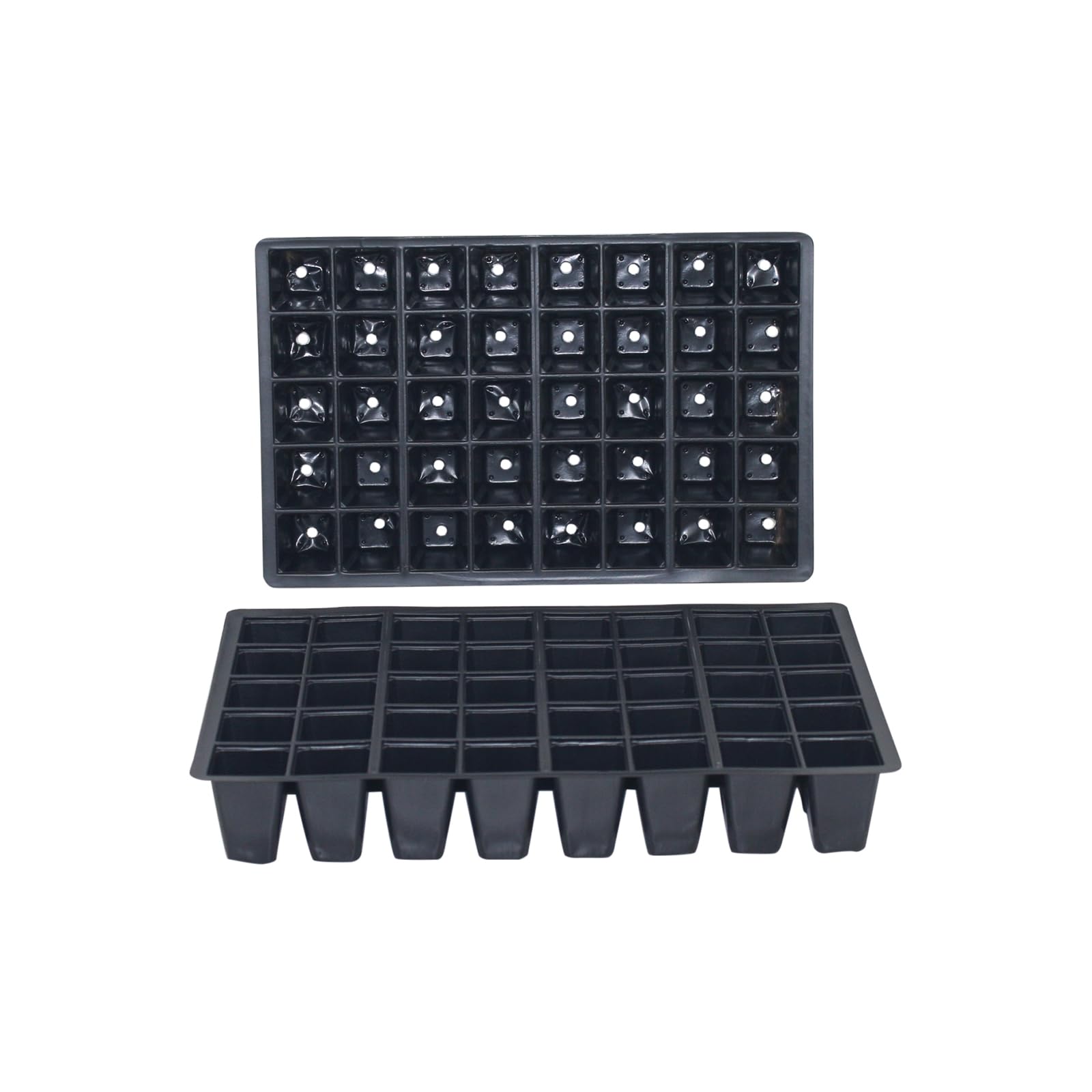 Oakland Gardens 40 Cells Seed Tray Cell Inserts For Full Size Gravel Trays Propagator Plug Bedding Packs| Economical Thin Layer Inserts | Pack of 100