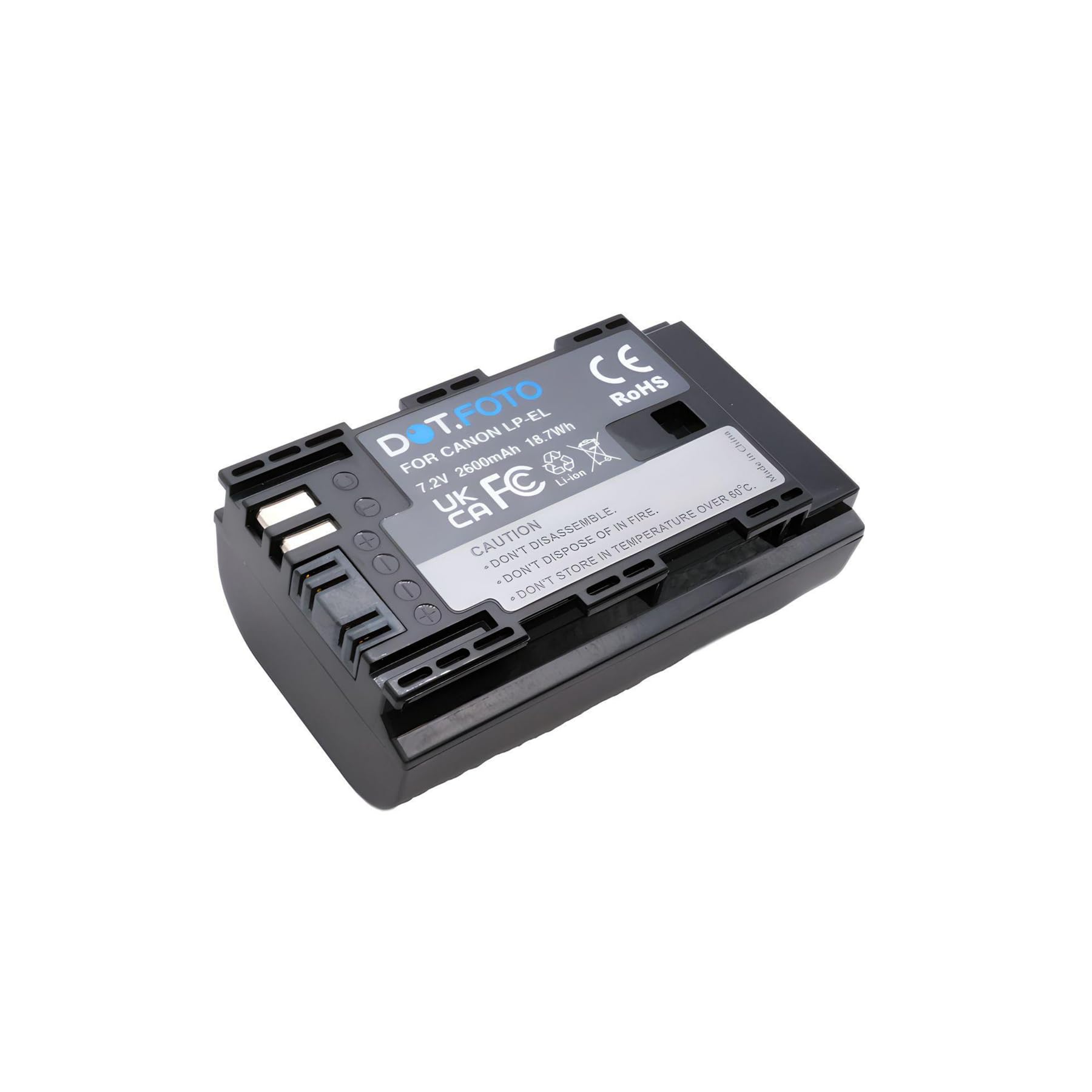 LP-EL Premium 7.2v / 2600mAh Batterie Rechargeable pour Canon Speedlite EL-1, EL-5 flashgun