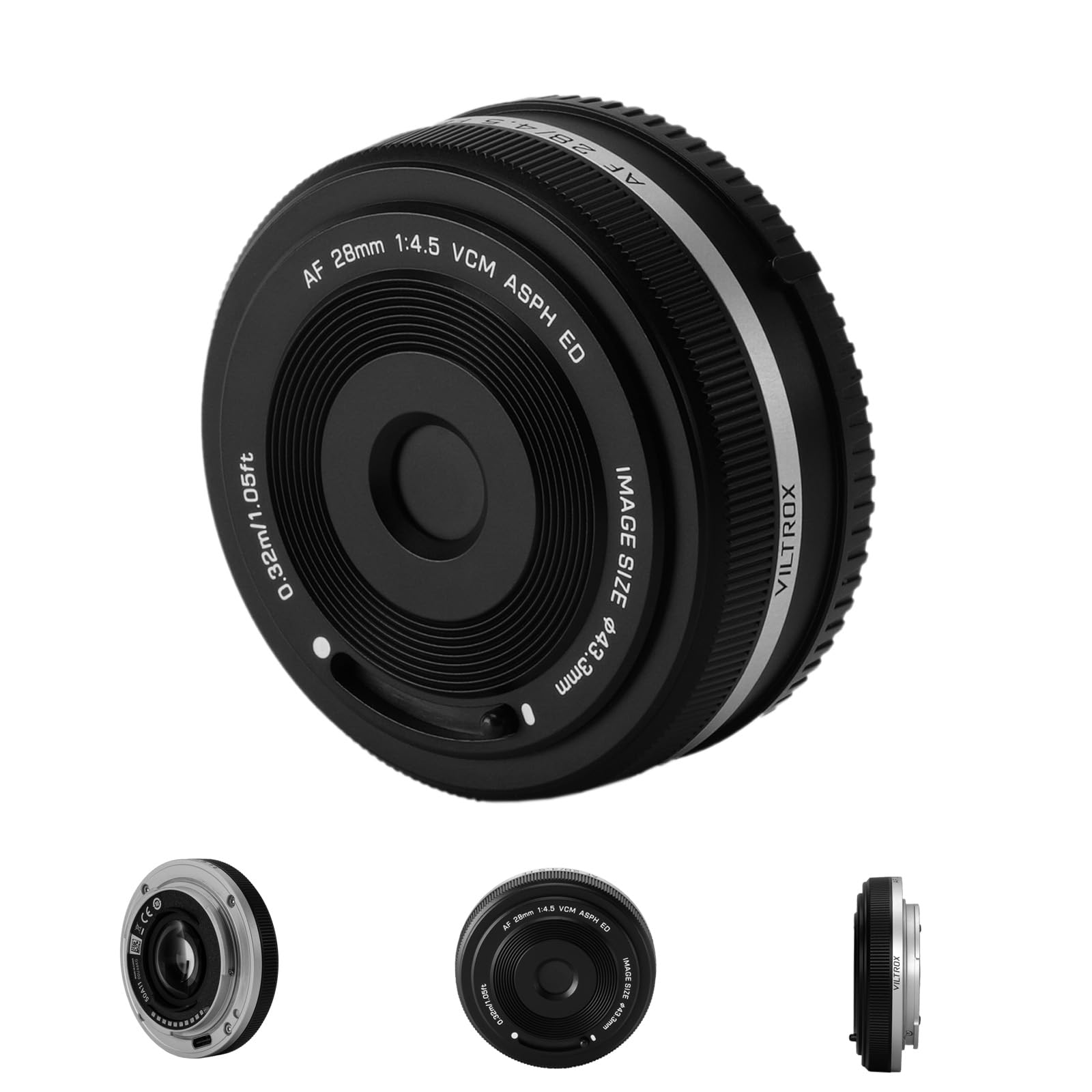 Amazon.co.jp: VILTROX 28mm F4.5 FE パンケーキレンズ（ソニーE