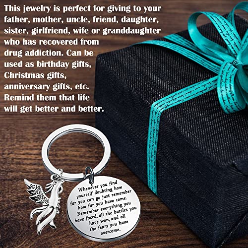 Tiimg Rising Phoenix Nspirational Gifts Phoenix Keychain New Beginning Jewelry Gift For Women Wife Lover (Phoenix Whenever) #TOP5
