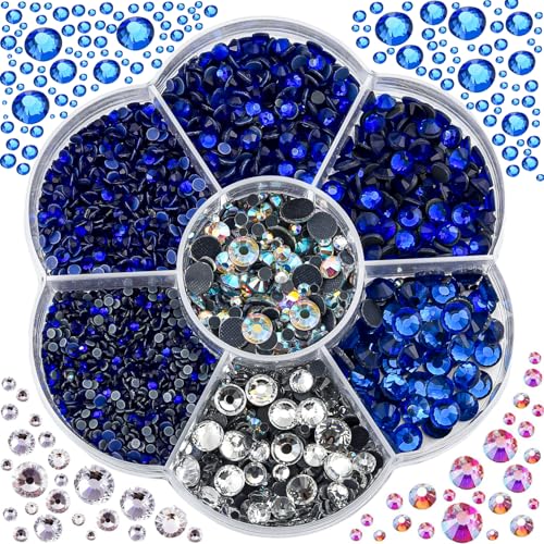 BLINGINBOX 3000pcs tamaños mezclados DMC Hot Fix Rhinestone Glass Strass Rojo Hotfix Rhinestones Hierro en piedras para prendas de vestir