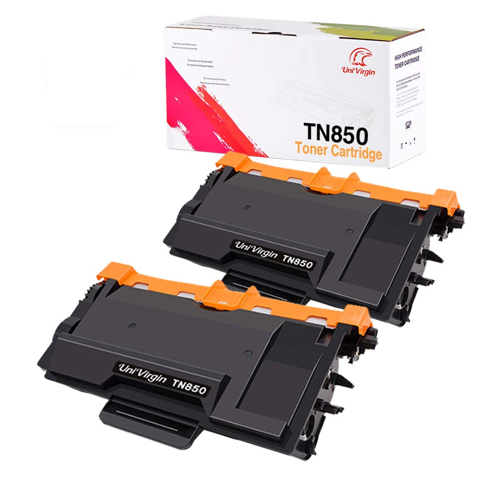 Compatible TN850 Toner Cartridge Replacement for Brother TN-850 TN820 TN850 Black Toner Cartridge fits for DCP-L5500DN DCP-L5600DN HL-L5200DWT HL-L6200DW HL-L6200DWT by UniVirgin-1PK x Black