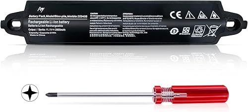 AY Batería 359498 11.1 V31 Wh 2800 mAh Compatible Bose Soundlink Bluetooth Altavoz inalámbrico II III, compatible con 359498 330107 330107A 359495