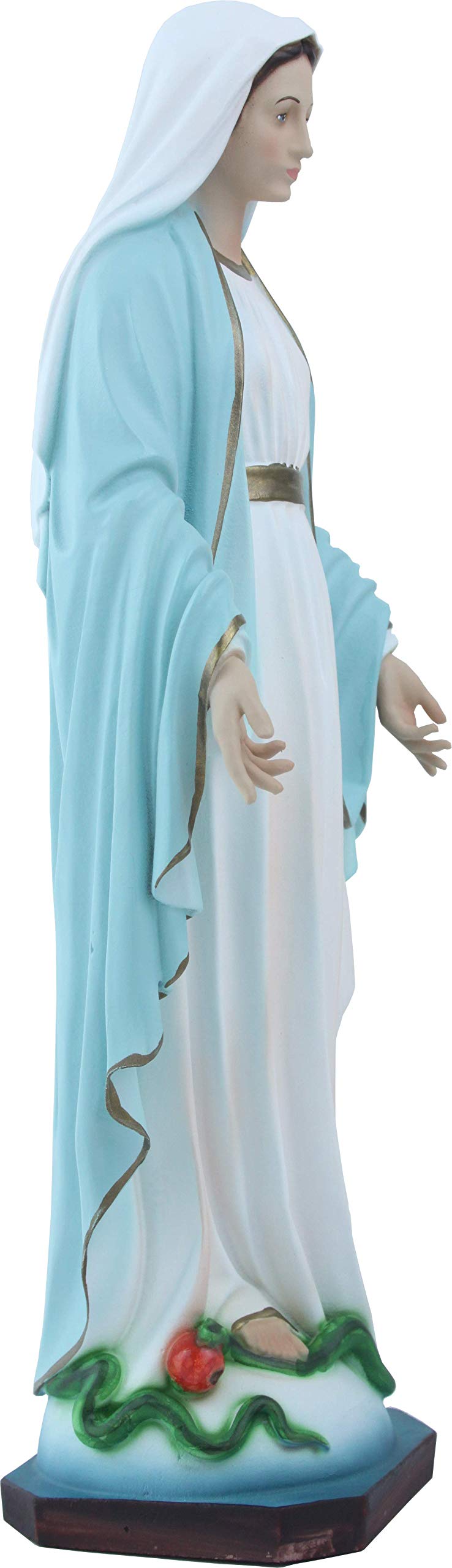 Proposte Religiose Statua Madonna Immacolata o Miracolosa in Resina cm 30 - Made in Italy