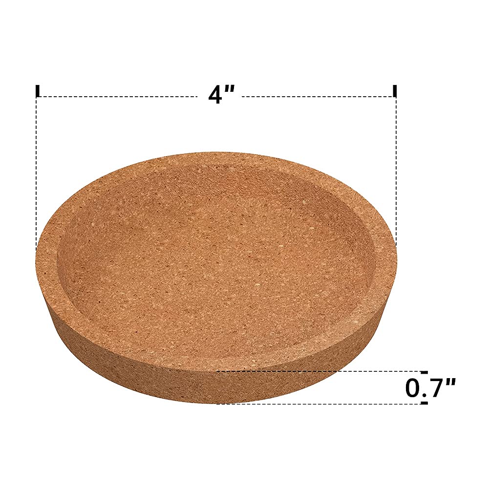Yuksok BolehDeals 12 Pcs Sous-Verres En Liège Absorbants 4 Pouces R Utilisables Yuksok BolehDeals 12 Pcs Sous-Verres En Liège Absorbants 4 Pouces R Utilisables