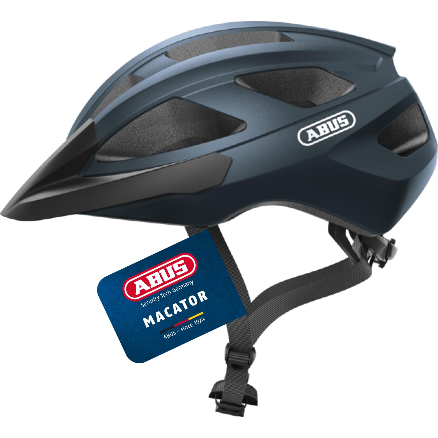 ABUS Casco da bici da strada Macator - casco da bici sportivo per principianti - anche per portatori di codino - per uomo e donna