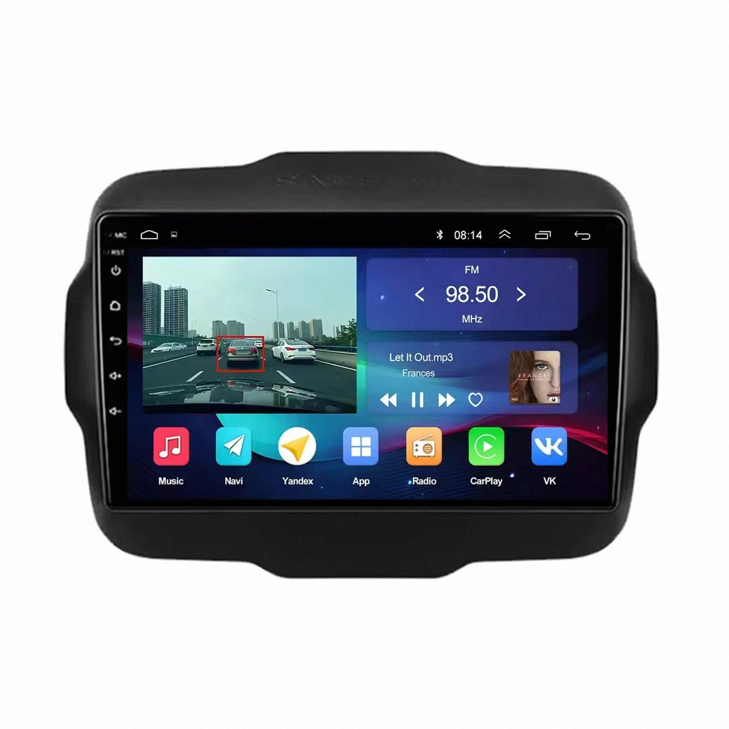 Odtwarzacz Multimedialny 2-Din dla GAZ Gazelle Busines 2010-2021 Bezprzewodowe Carplay I Android Auto, Pojemnościowy Ekran Dotykowy, Nawigacja Gps Radio Fm Z, 4 Rdzeń 2G+32G