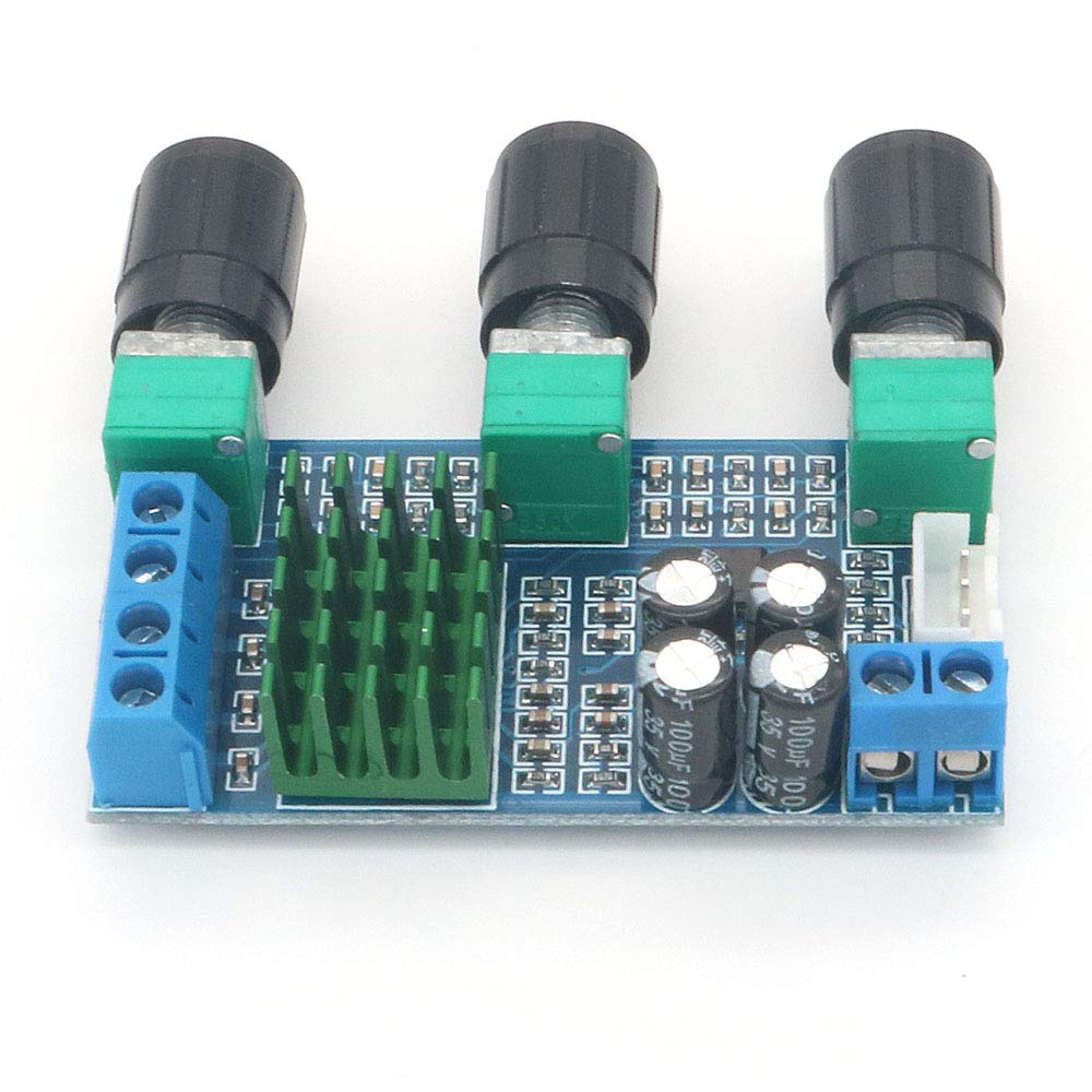 DollaTek XH-M567 DC12-24 V 80 W x 2 Digital Audio TPA3116D2 regulacja wysokości basu, preset płyta wzmacniająca
