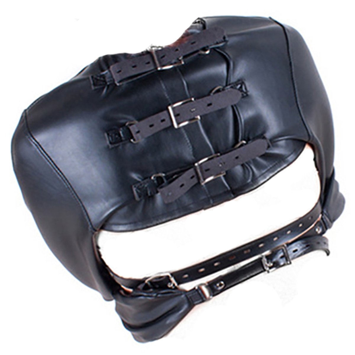 Black Leather Exposed Nipples Bra,Arm Restraints Sleeve,Adult Slave Training Dog Collars,for Couples BDSM Sexual Life (Pulling Rope & Padlock 7 Pieces)