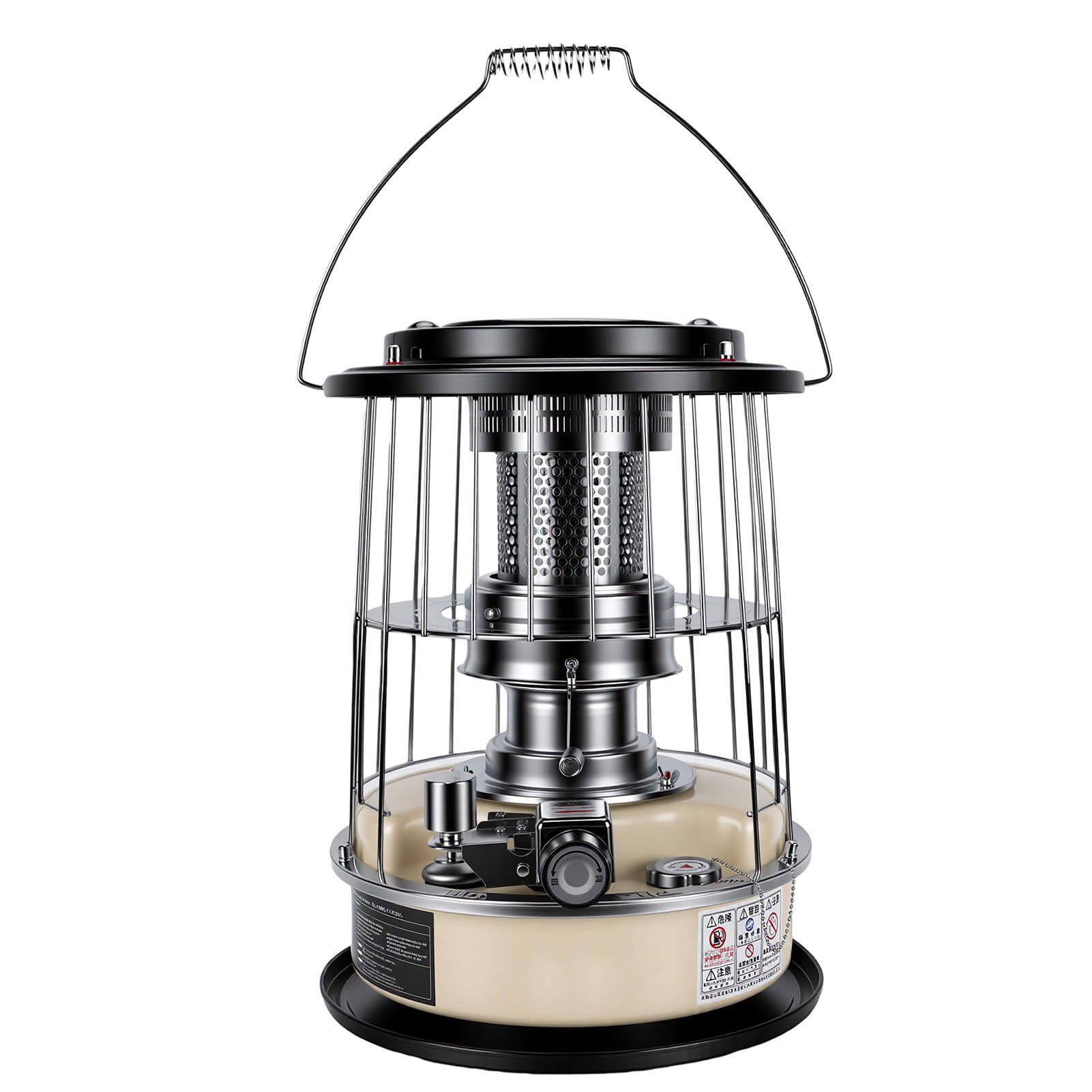 Calentador de Queroseno Portátil, Apagado Automático, Tanque de 3 Litros