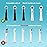 6 Pack Toothbrush Heads Dustproof Cover Compatible with Oral B, Fits for Oral-B iO Series, Pro 1000, 1500, 5000, 7500 Electric Toothbrush, Protects Brush Head and Convenient Travel