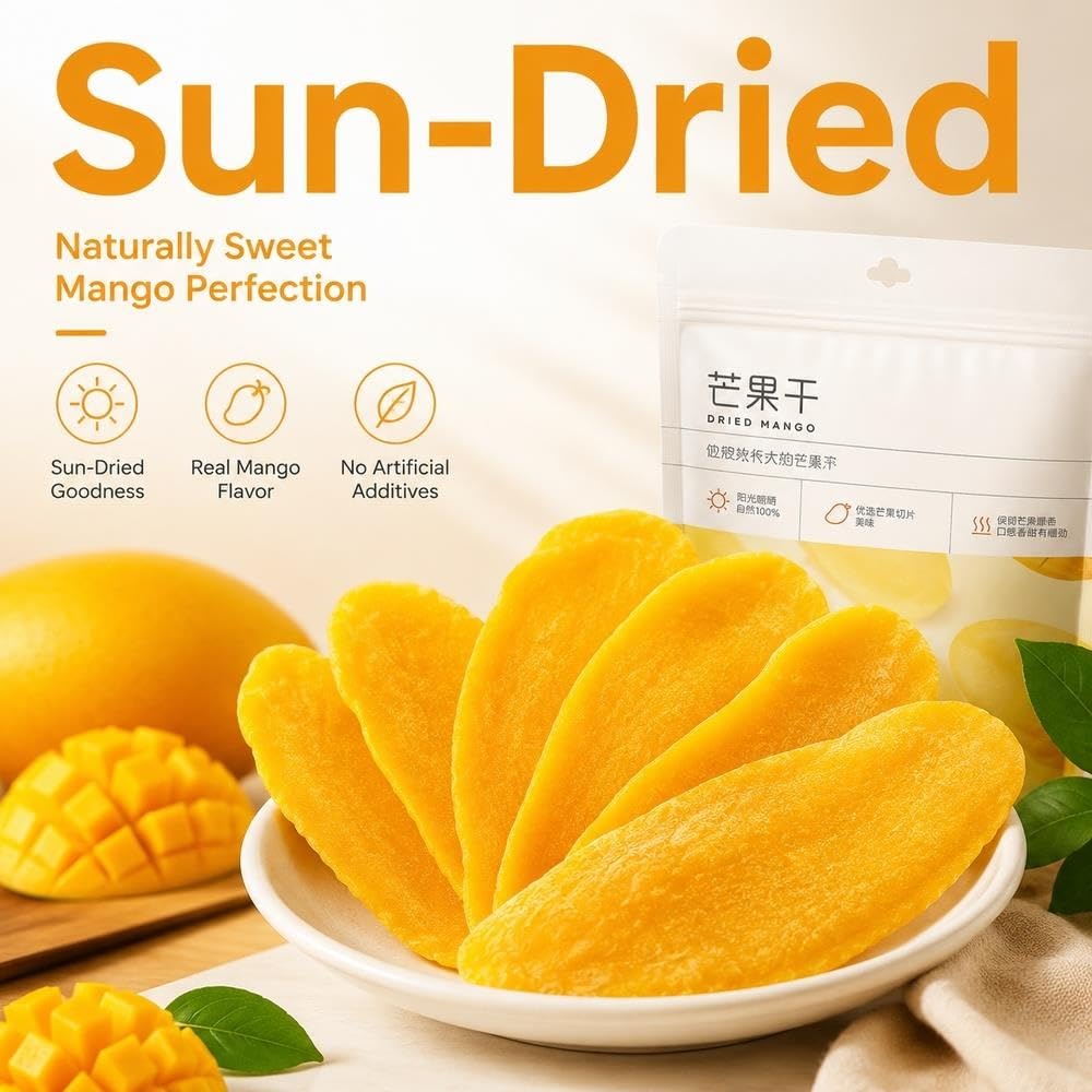 Rodajas de Mango Seco 120g x 2 Bolsas