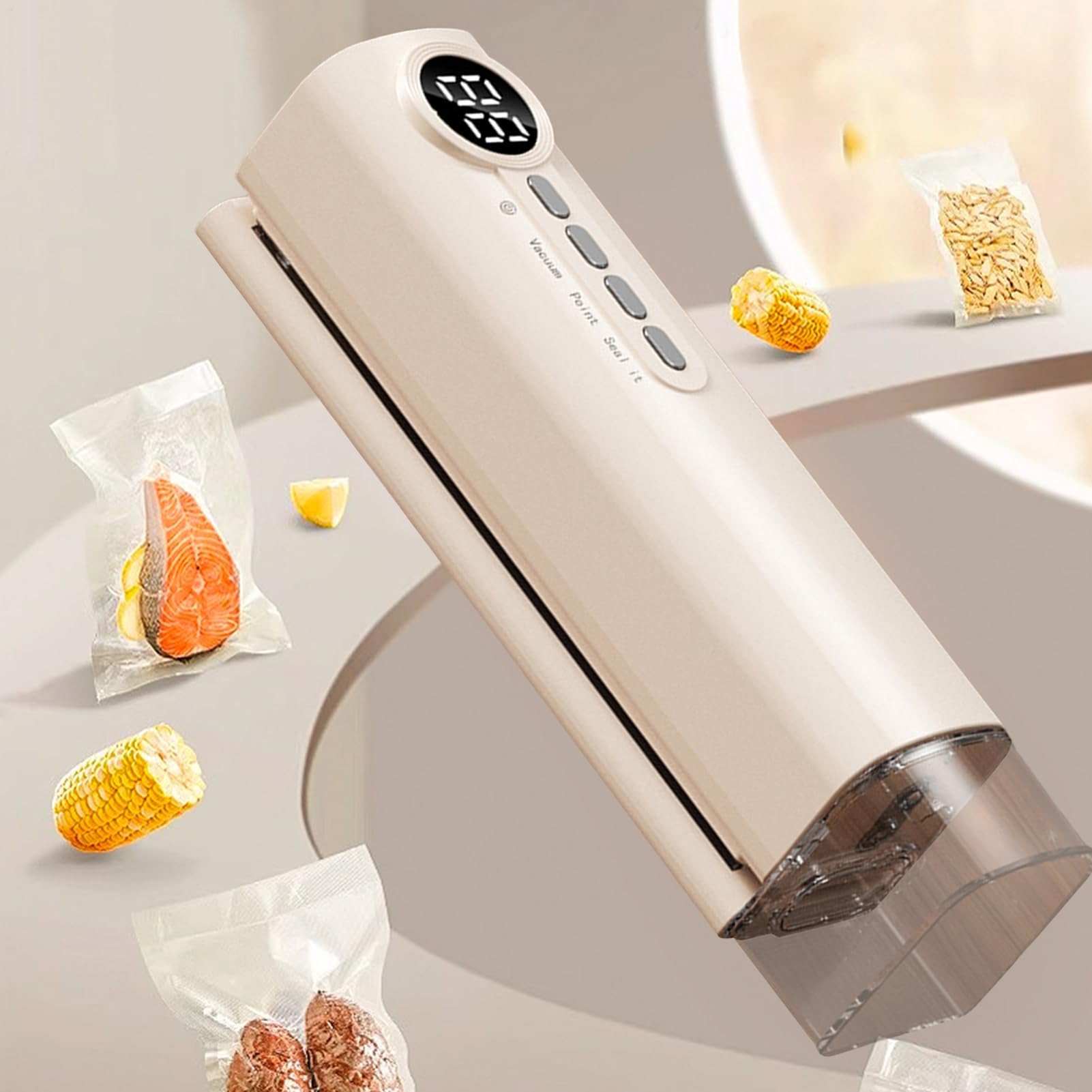 Machine d'emballage sous vide alimentaire Dispositif de stockage manuel des