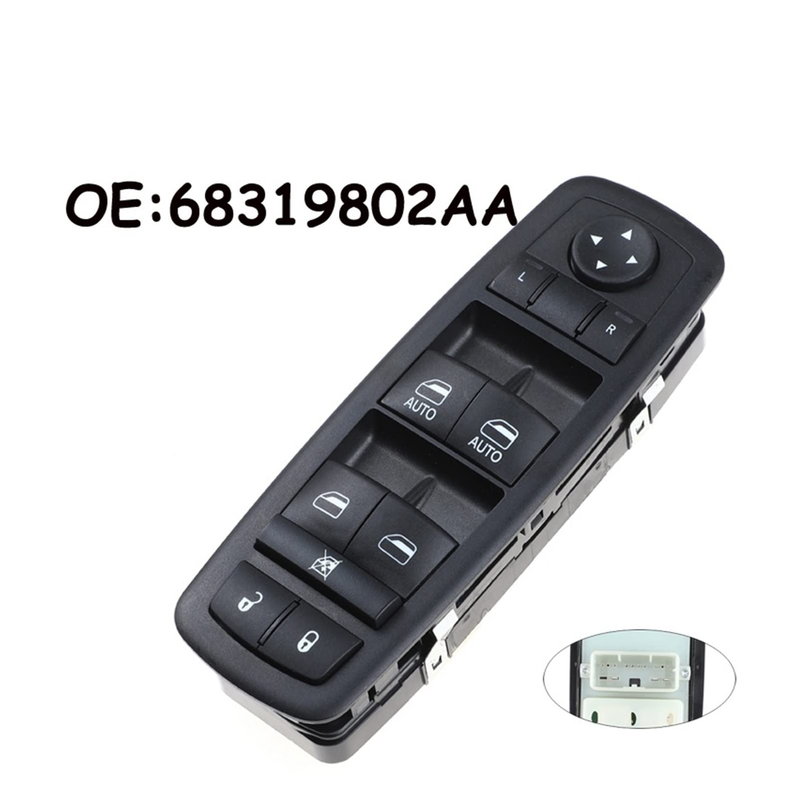 Interruttore di controllo del sollevatore elettric Auto per 16-19 per Dodge Durango per Grand per Cherokee Interruttore alzacristallo elettrico anteriore sinistro accessori auto