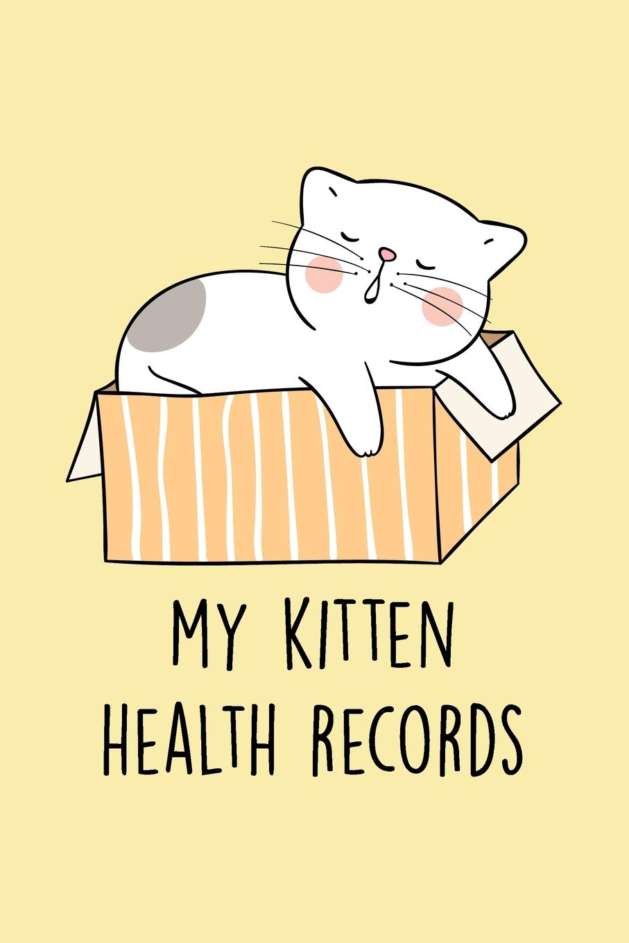 My Kitten Health Records: Cat Record Organizer and Pet Vet Information For The Feline Lover