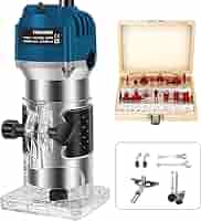 【新品未使用】電動トリマー 電気トリミング機 電動ルーター Amazon | 電動トリマー 木工用トリマー 電動工具 軸径6mm 日本