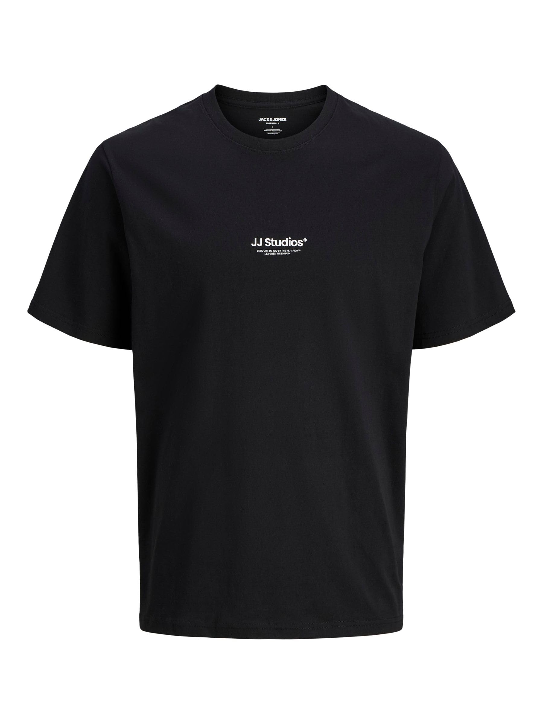 Jack And Jones Boys Black Kids' Soho Crew T-Shirt in Size 14 Years, Sports Direct