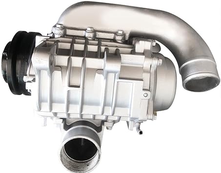 Supercharger Kit, Aluminum Supercharger Compressor Blower Booster Turbine SC14 2.0-3.5L Fit for Cherokee TOYOTA Previa HOVER, Universal Car SUV Supercharger Cherokee Roots Supercharger
