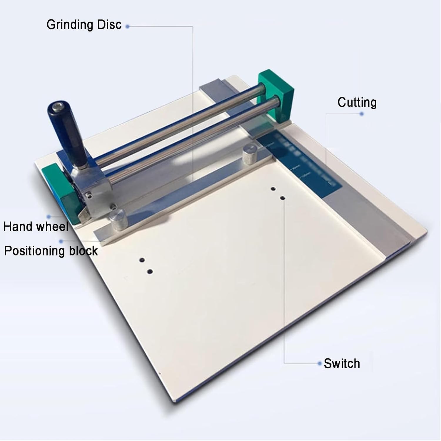 Taglierina manuale di campionamento per carta ondulata, campionatore di pressione dei bordi, taglio regolabile, per aziende di stampa, test di imballaggio