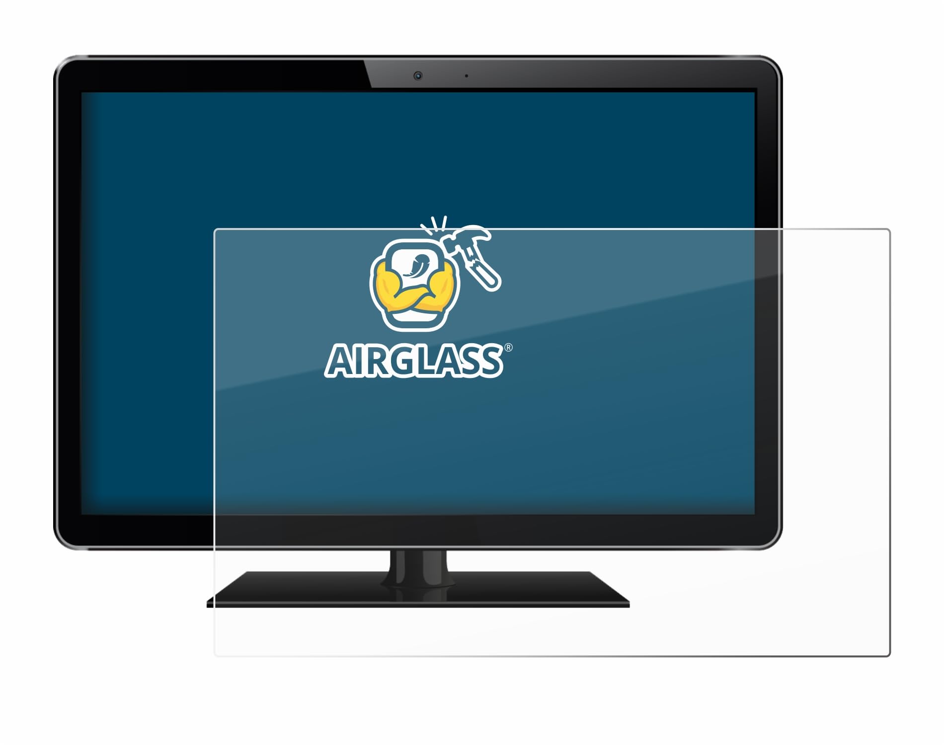 BROTECT 15.6" Protector Pantalla Cristal para Pantallas planas con 15,6 Pulgadas (39.6 cm) [345 x 194 mm, 16:9] - [Dureza 9H, Anti-Arañazos]