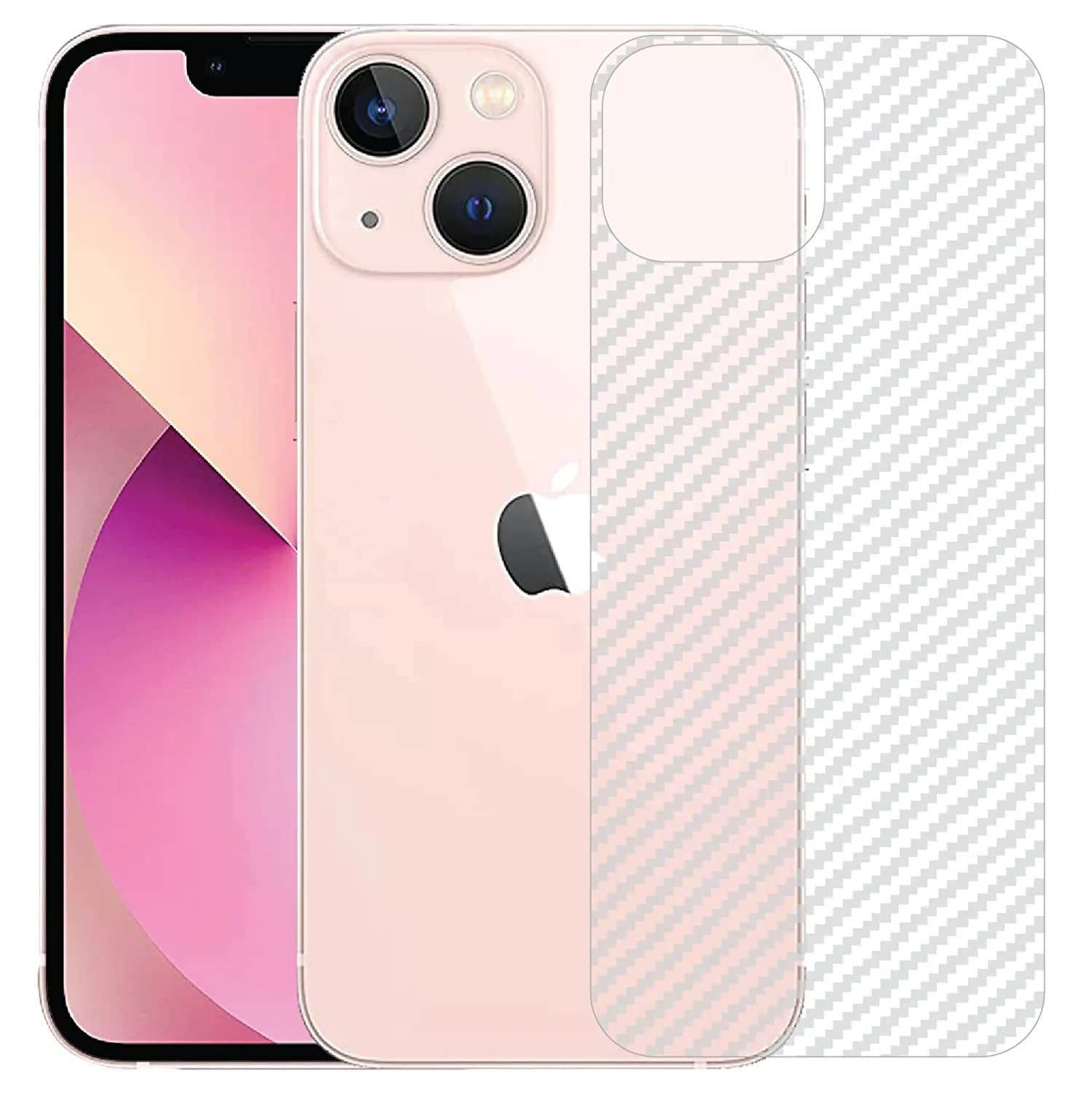 SF PRINTZ® Carbon Fiber Flexible Back Screen Anti Scratch Bubble Free Back Screen Guard for iPhone 13 Mini (Pack of 1) (B0BT4Y6D7N) Amazon Price History, Amazon Price Tracker