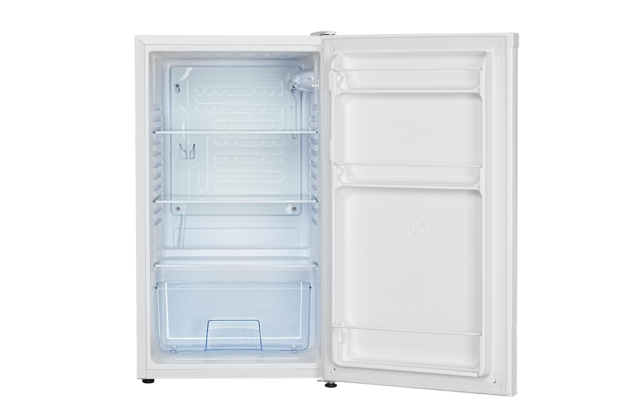 aro Mini Frigorífico TLW8650E, 91 L, 3 Estantes y Cajon inferior, con Iluminación interior, Puerta reversible, blanco