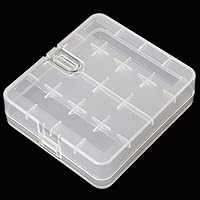 Vista 3 de Gocomcom Honbay Battery Storage CaseBoxOrganizerHolder for 4 18650 Batteries or 8 CR123A Battery, Pack of 6 (White)