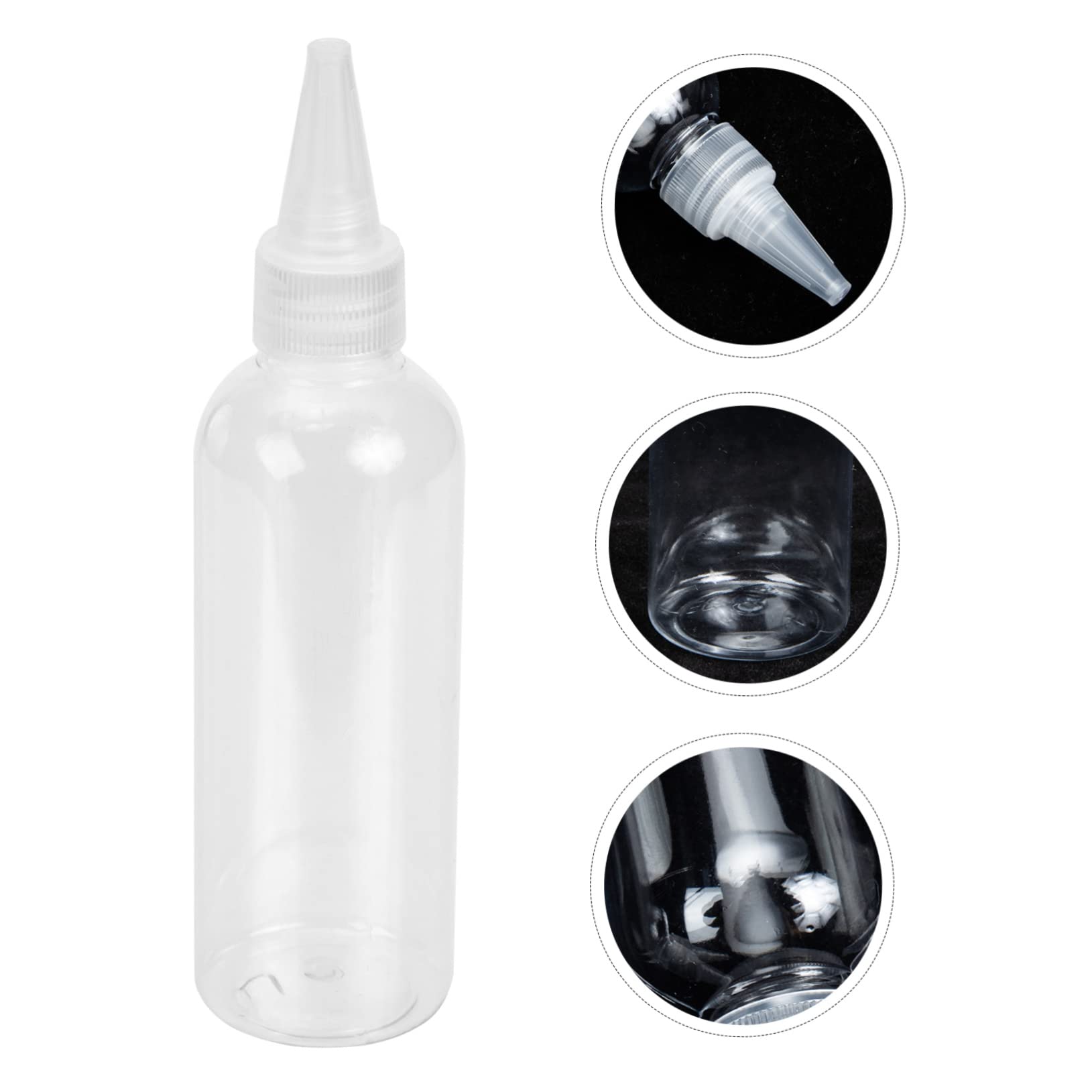 Flacone a Goccia 100ml Pe, Bottiglia per Tintura Chioma