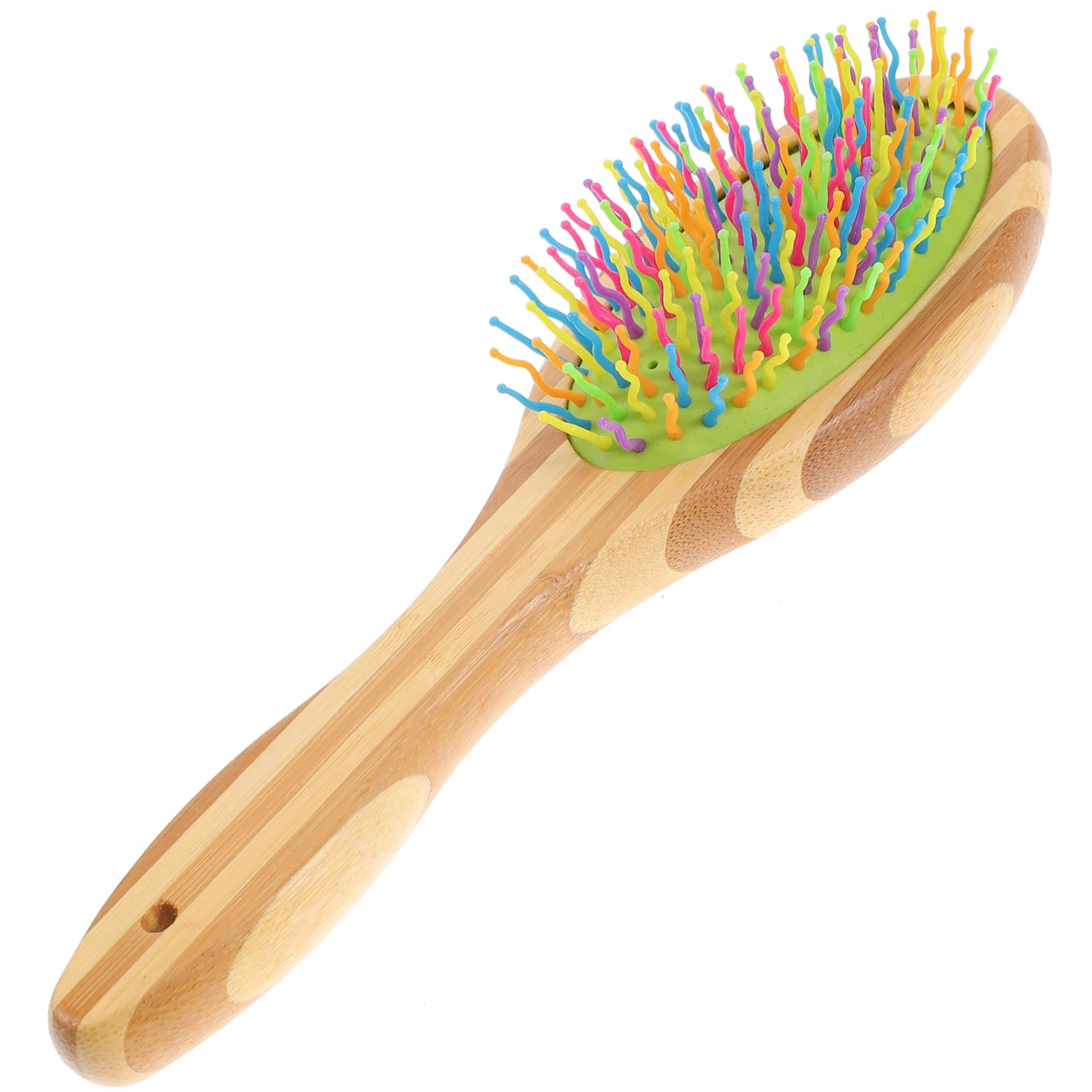 Didiseaon Pet Grooming Comb Dog Hair Comb Dematting Tool Bending Wave Pins Fashionable Rainbow Safe for Puppies