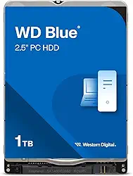 Western Digital Disco rígido móvel WD Blue de 1 TB - 5400 RPM, SATA 6 Gb/s, cache de 128 MB, 2,5 polegadas - WD10SPZX
