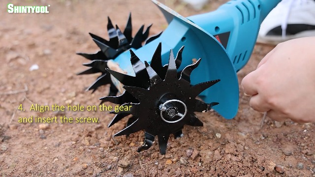 Mini cultivador inalámbrico con batería 21V y 4.0 Ah miniatura 7