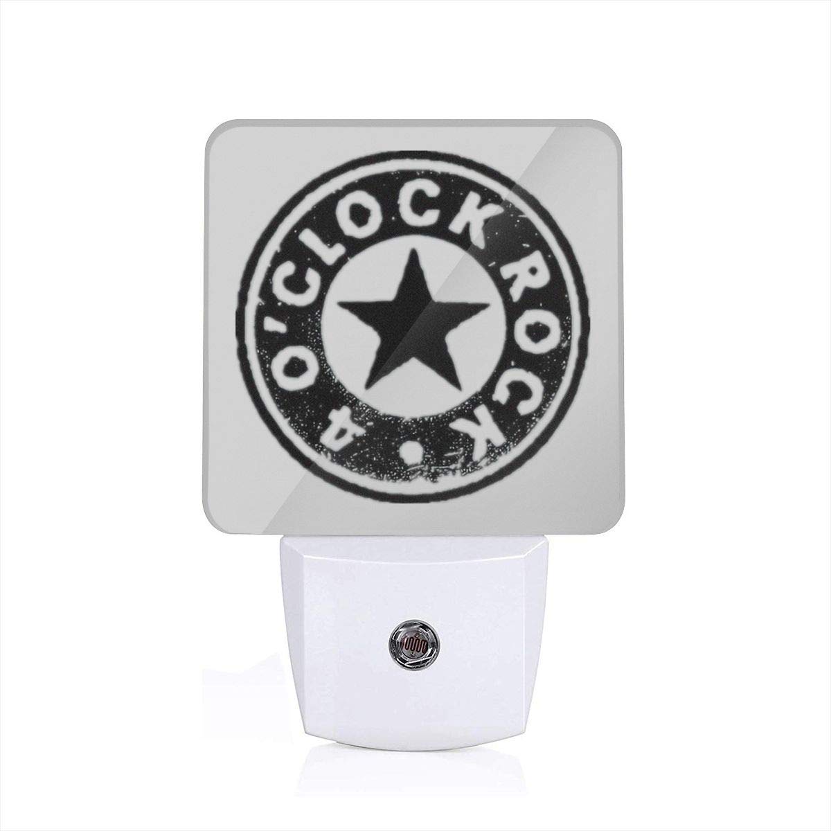 Shepinqee Nutmix It's Tac O'clock Bedroom Automatic On/Off Night Lights