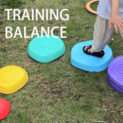 Pierres de marche enfant avec surface texturée et base stable empilable - 4