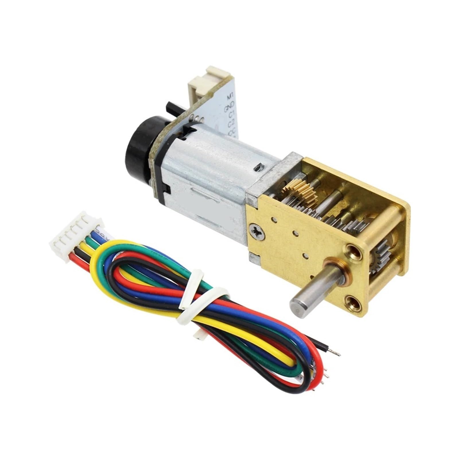 ABHL GW12-N20 Miniaturgetriebemotor DC 3 V, 6, 12, Getriebe mit Schneckengetriebe, niedrige Geschwindigkeit (6 V B45,1 Ratio 603-A Motor)