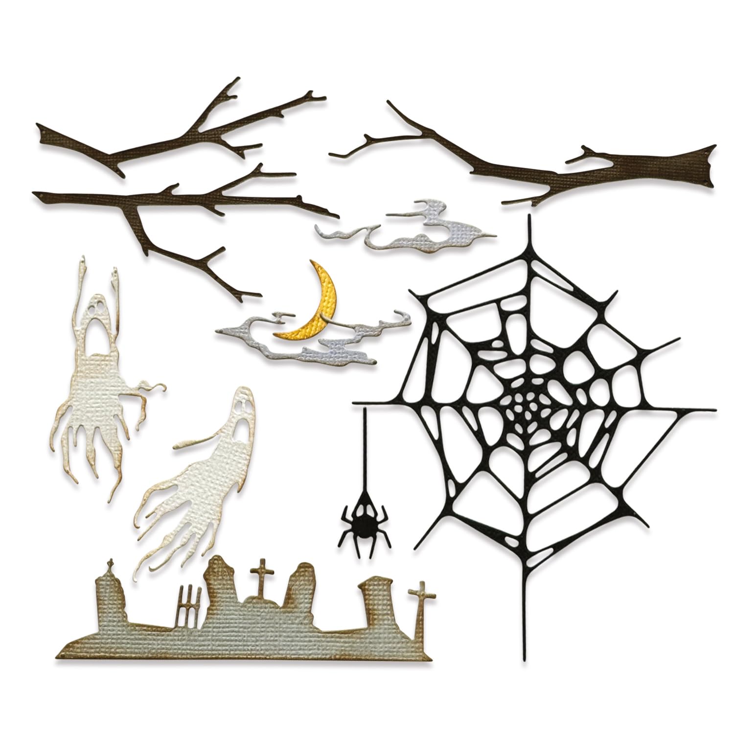 Sizzix Thinlits 666684 Vault Fright Night Tim Holtz lot de 11 matrices