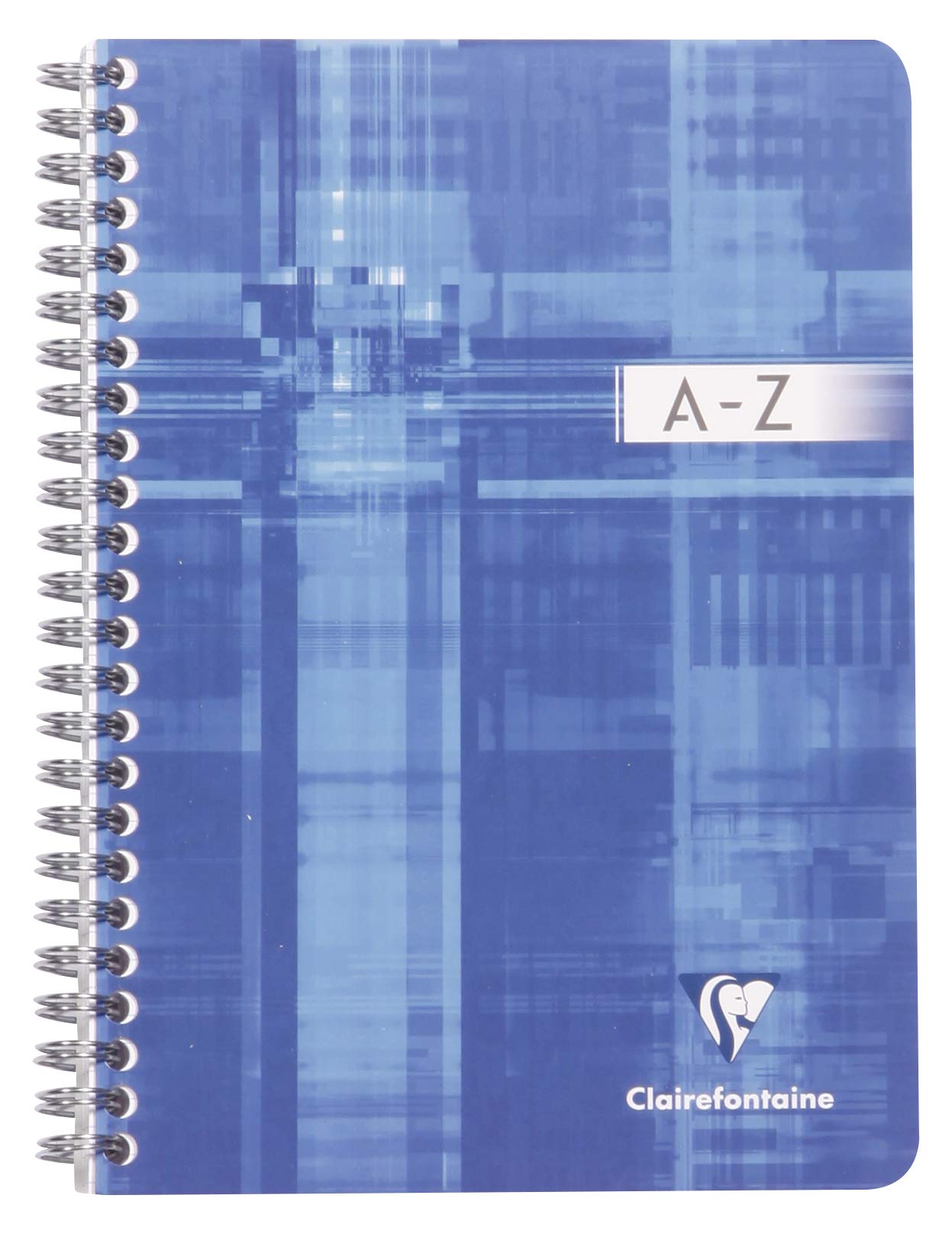 Clairefontaine 8549C Juego de 1 carpetas en espiral - A5 14,8 x 21 cm - 180 páginas - Baldosas pequeñas - Papel blanco de 90 g - Cubierta de tarjeta recubierta con película - Colores aleatorios