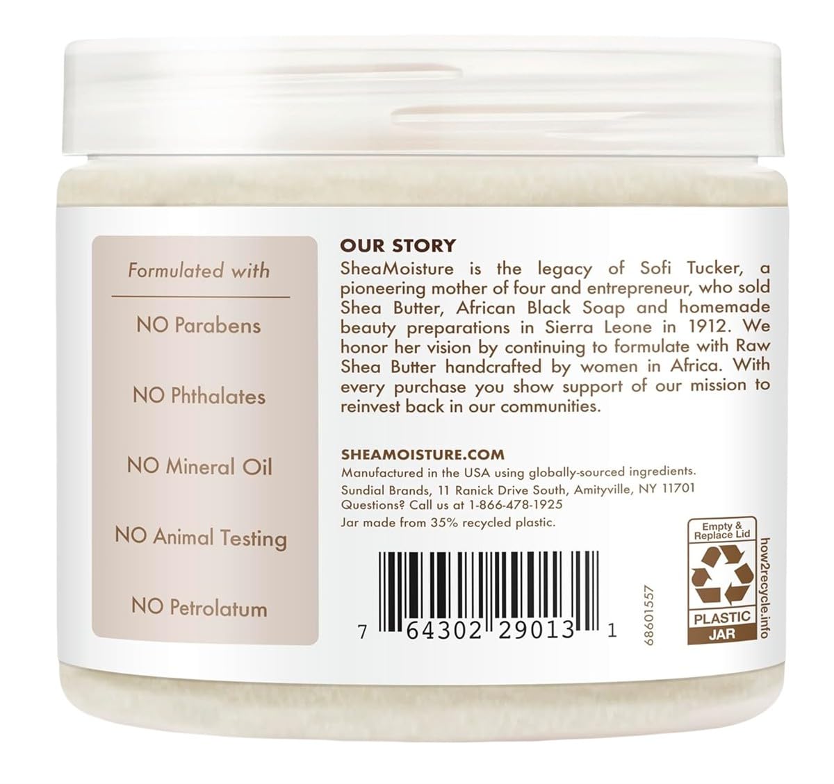 Shea Moisture 100% Xtra-Virgin Coconut Oil 15 Ounce Head-To-Toe Pack of 6 product thumbnail 5