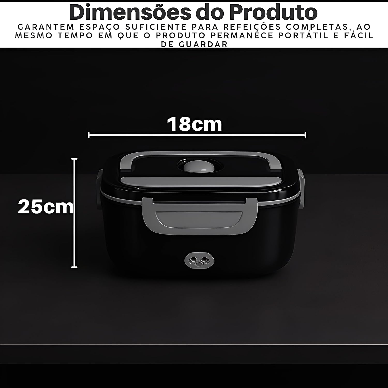 Marmita Elétrica Portátil 1,5L com Aquecimento Rápido e Tampa com Trava – Duas Divisórias Internas Removíveis – BiVolt 110V/220V – Ideal para Casa, Trabalho e Escritório Marmita Elétrica Portátil 1,5L com Aquecimento Rápido e Tampa com Trava – Duas Divisórias Internas Removíveis – BiVolt 110V/220V – Ideal para Casa, Trabalho e Escritório