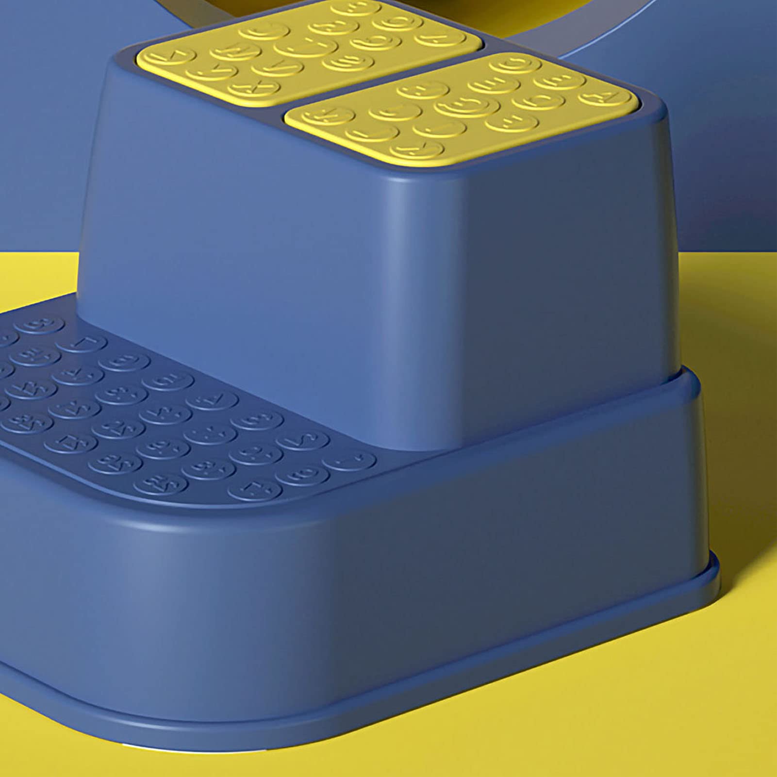 mingzhe Sgabello per WC in Plastica Antiscivolo Resistente per Sgabello da Bagno Bambini Piccoli
