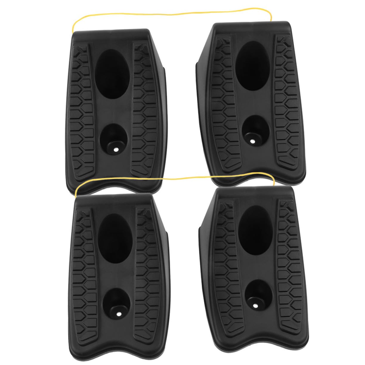Gatuida 4piezas Cuñas para Ruedas De Coche Calzos De Rueda para Autocaravana Bloques Estabilizadores