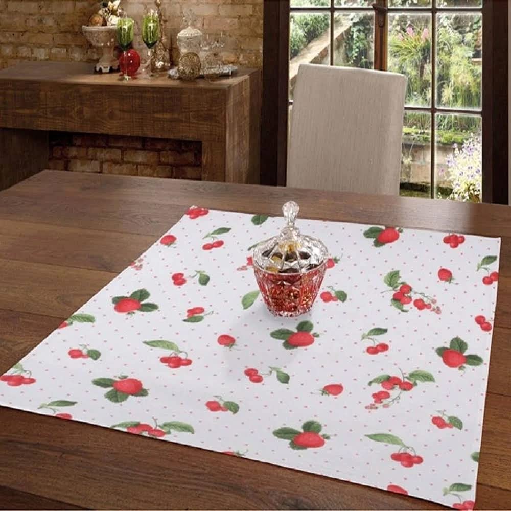 Toalha de mesa dohler clean athenas estampado 78cm x 78cm