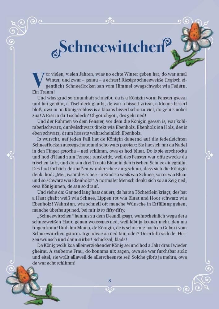 Die schönsten Grimms Märchen auf Bairisch