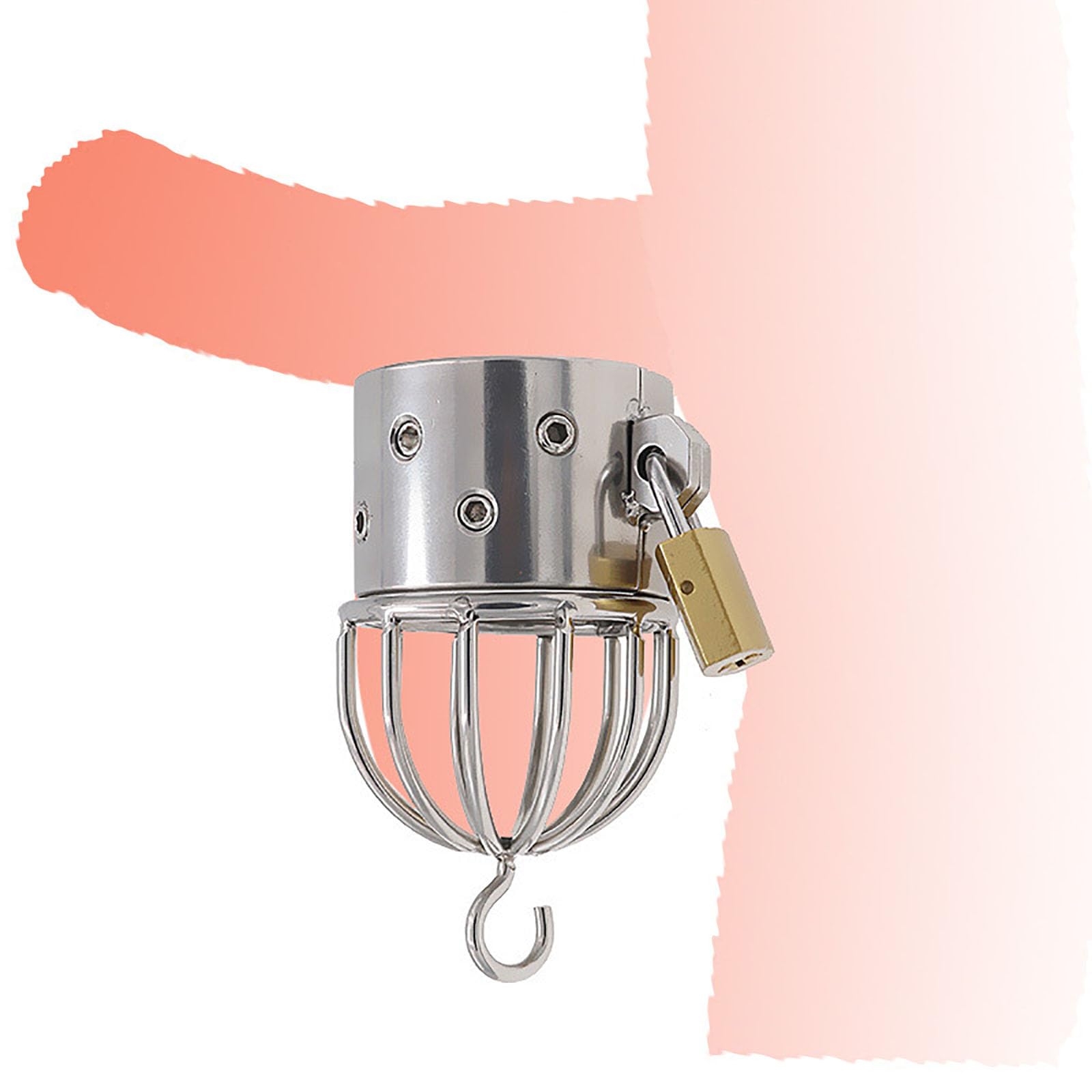 Accessori per anelli da allenamento a forma da uomo -YD36IT (Tre palline:C) | gabbia, tra cui fibbie e attacchi a sfera