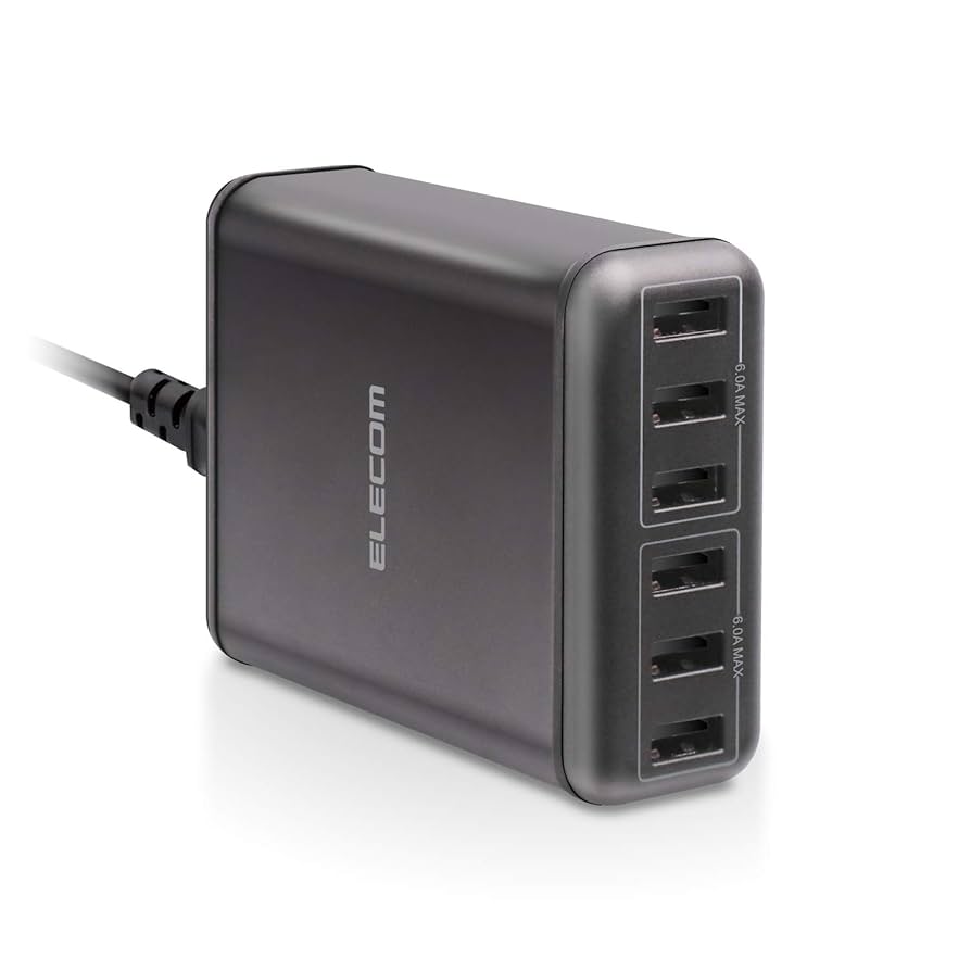 (未使用･未開封品)　エレコム USB 充電器 ACアダプター コンセント [ スマホ 対応 ] usb type c USB×1ポート 急速充電器 折畳式プラグ ホワイトフェイス MPA-ACCFW1 wyeba8q USB Power Delivery 65W キューブAC充電器(C×2+A×1) - ACDC-PD4465BK