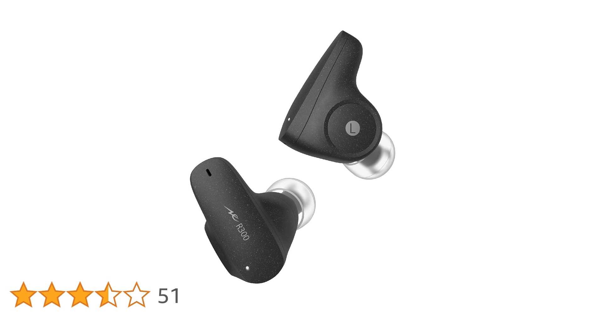 ラディウス R300 ホワイト イヤホンと充電ケース ラディウス R300