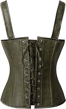 フランスヴィンテージ レースとスカラップデザイン ガーターコルセット Amazon.co.jp: ファッションレースアップコルセットトップス