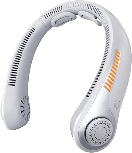 Portable Neck Fan - Rechargeable Personal Fan with Neck Support,